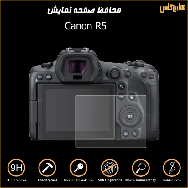 محافظ صفحه نمایش دوربین عکاسی کانن Canon R5