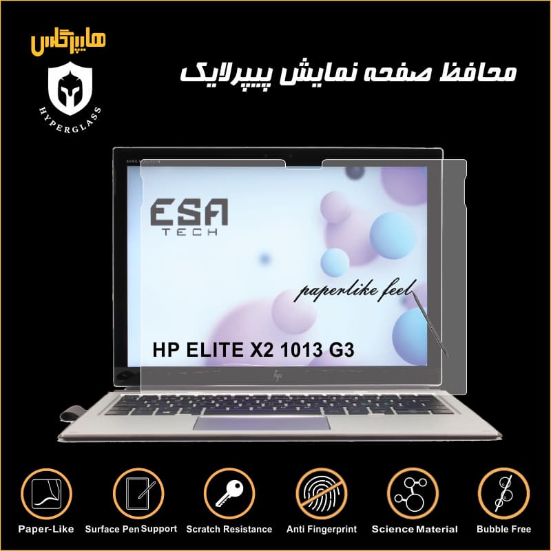 محافظ صفحه پیپرلایک لپتاپ HP Elite X2 1013 G3